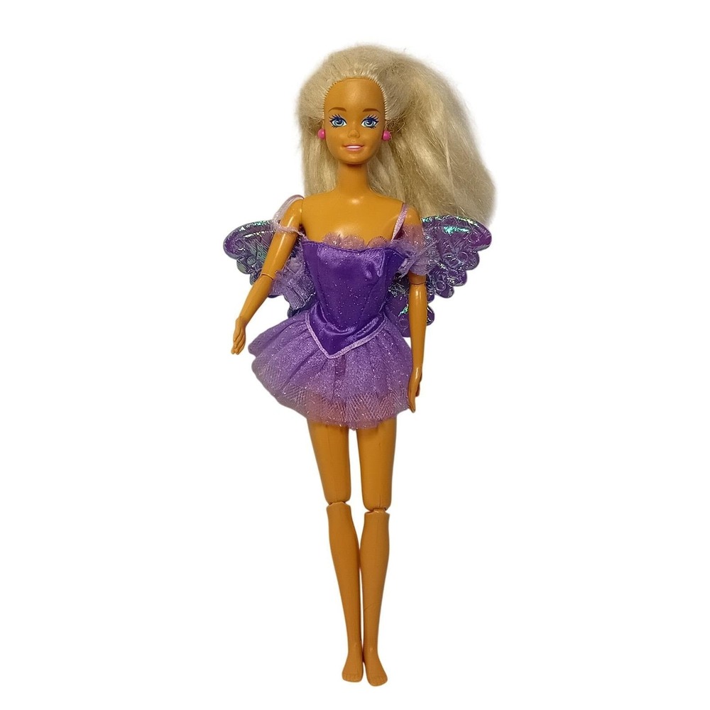1994 Mattel Winter Sports Barbie Articulated Knees Redressed Fairy Princess‎